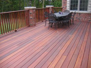 Coppell, Texas Wooden Deck Outdoor Living Space